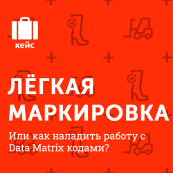 Лёгкая маркировка, или как наладить работу с DataMatrix кодами?