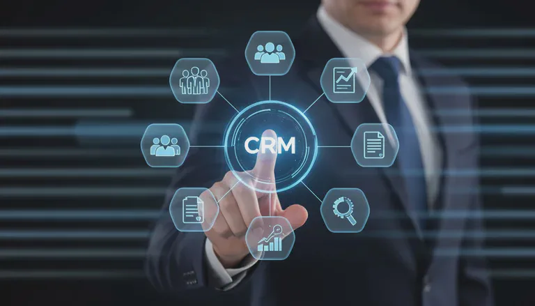 Схема различий ERP и CRM систем