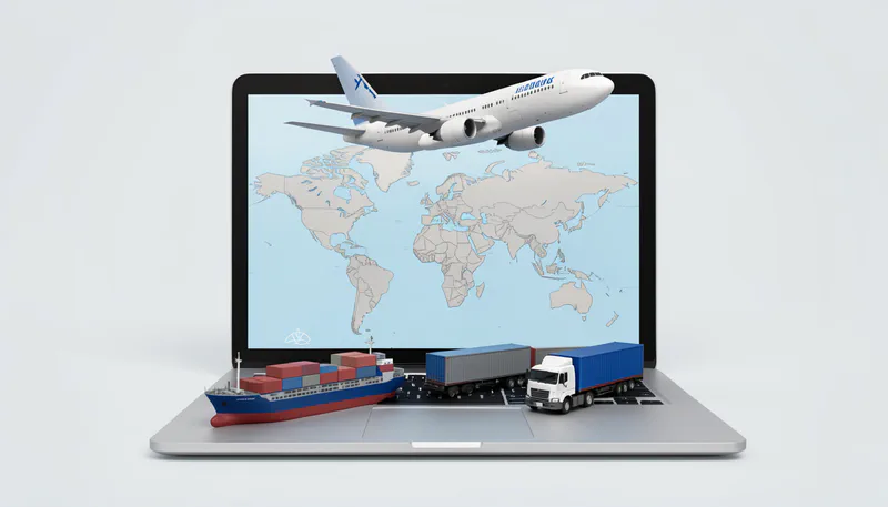 Водитель использует приложение для перевозок