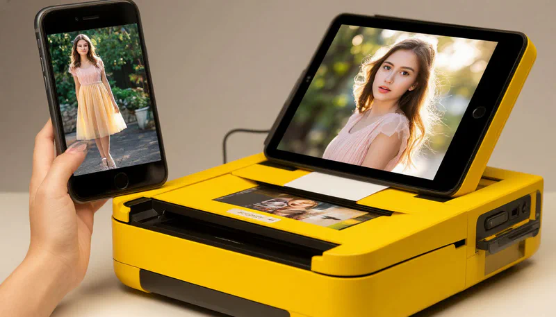 Интерфейс мобильного приложения для печати фото