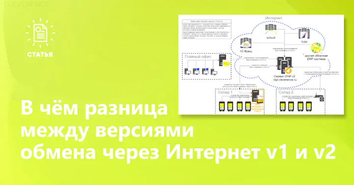 В чём разница между версиями обмена через Интернет v1 и v2?