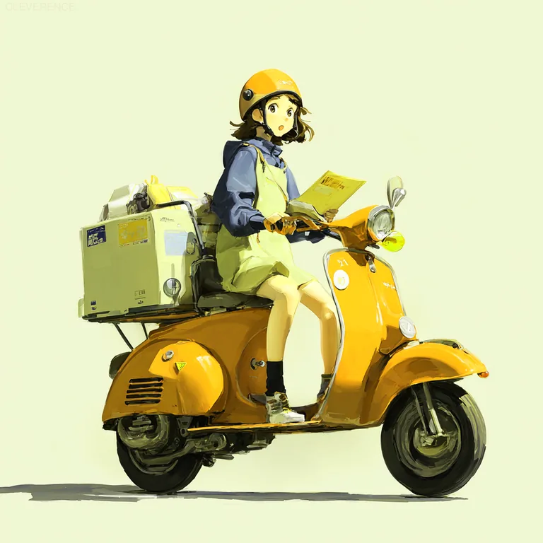 Передача посылки курьером