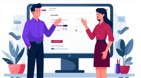 Пример интерфейса мобильного приложения с вакансиями