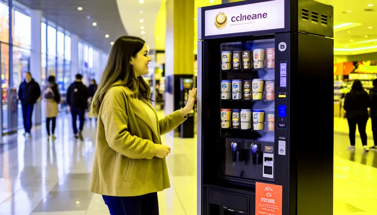 Установка вендингового автомата в торговом центре