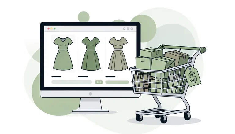 Покупатель использует мобильное приложение в магазине