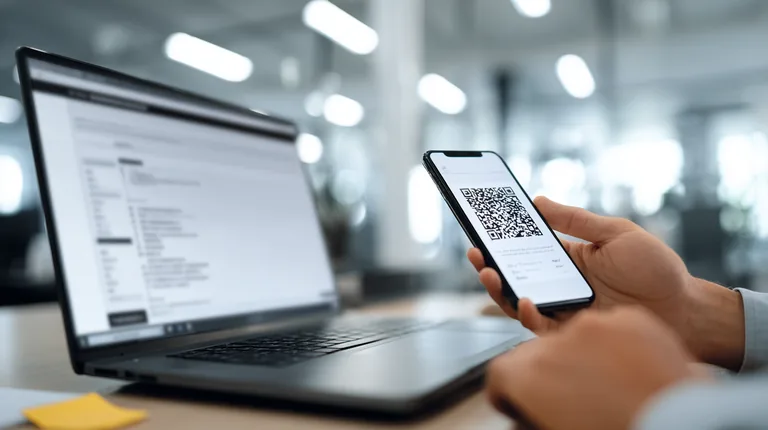 Пример QR-кода на кассовом чеке