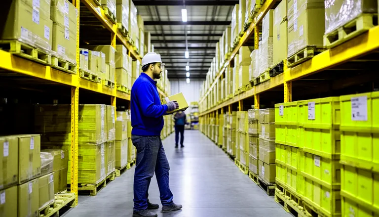 Упаковка продукции на складе в Китае