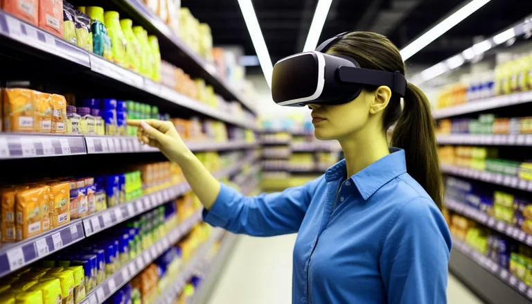 Демонстрация использования AR-очков в торговом пространстве