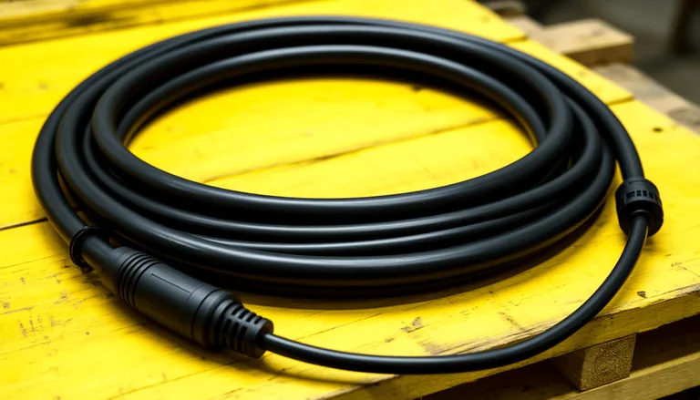 Процесс маркировки кабеля по метражу