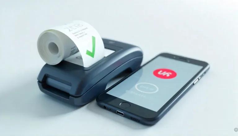 mPOS-ридер и смартфон