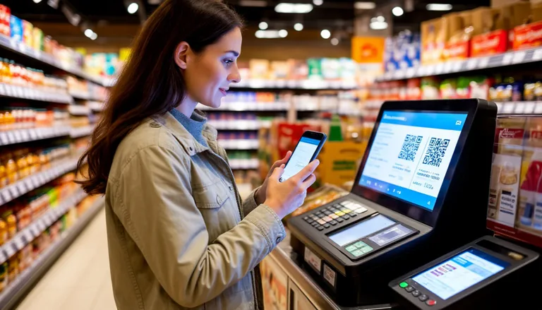 Сканер документов на кассе самообслуживания