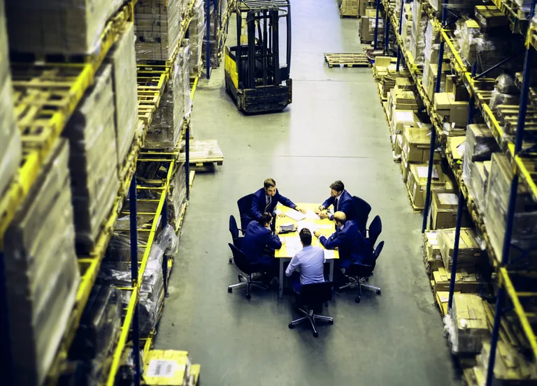 Структура логистического отдела с должностями