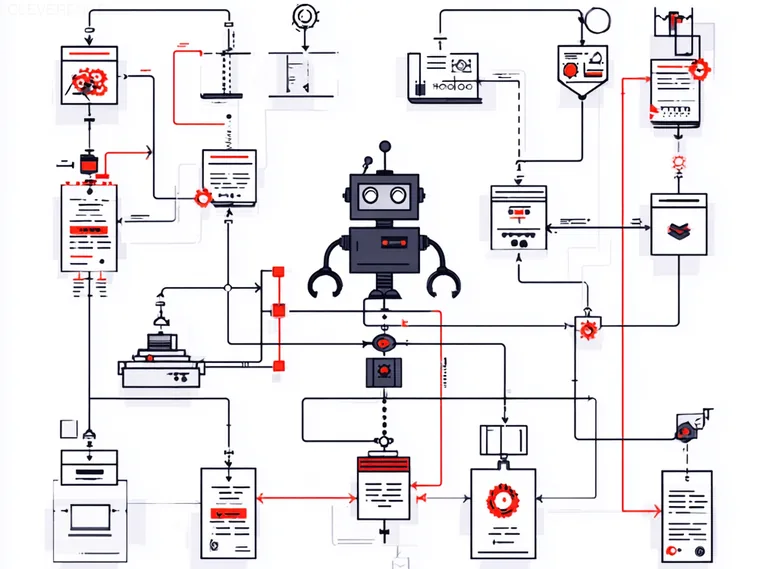 Инженер работает рядом с коботом