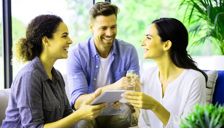 Пример сообщения с изображением и вариантами ответа для чат-бота