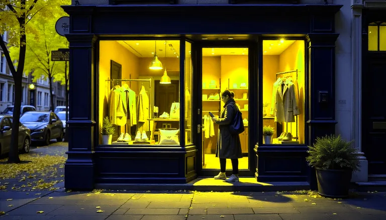 Пример расположения магазина на проходной улице