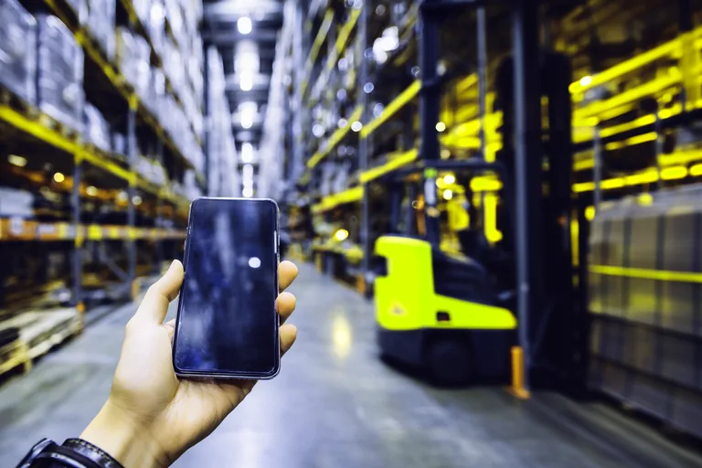 Пример зонирования склада с размещением оборудования