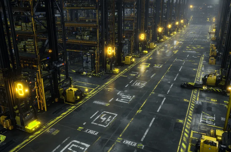 Пример зонирования общетоварного склада