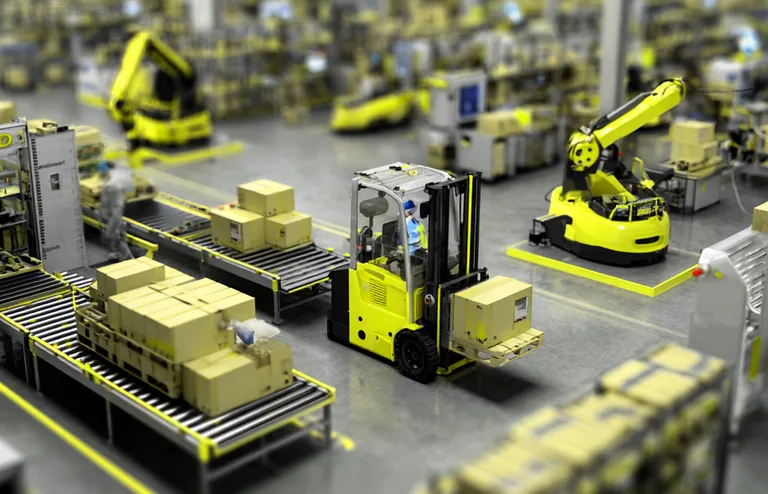 Модульная электростанция на складе