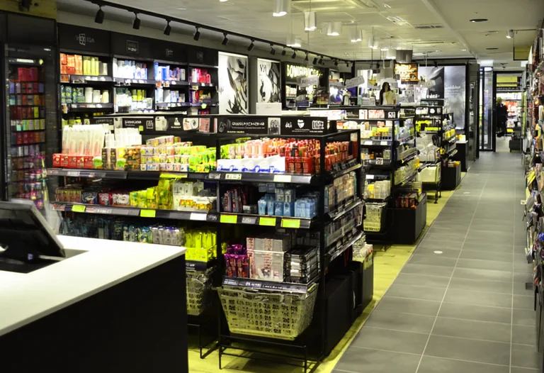 Хиты рядом с кассой в магазине косметики для провоцирования спонтанных покупок