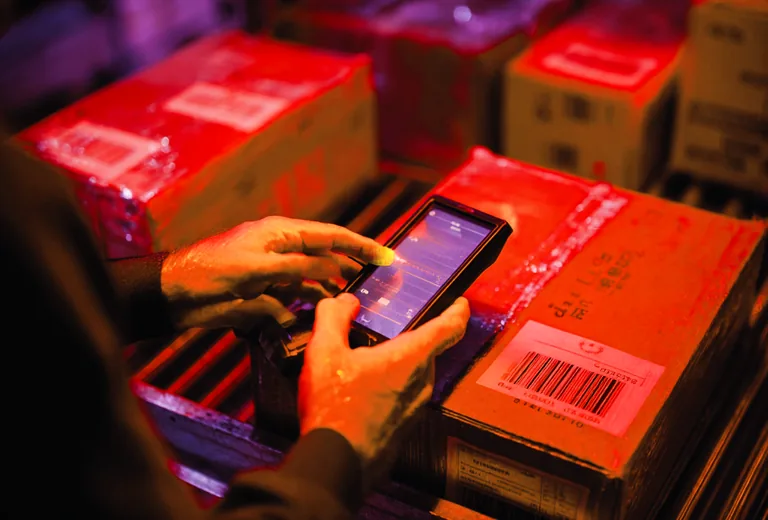 Пример штрихкода отправления на FBS