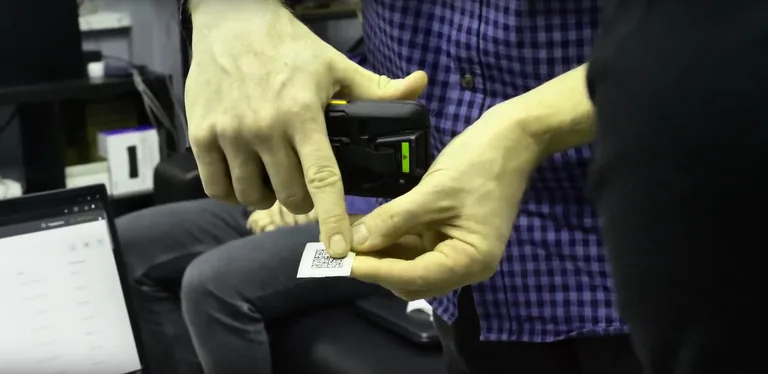 Пример использования термопринтера для печати штрихкодов Озон