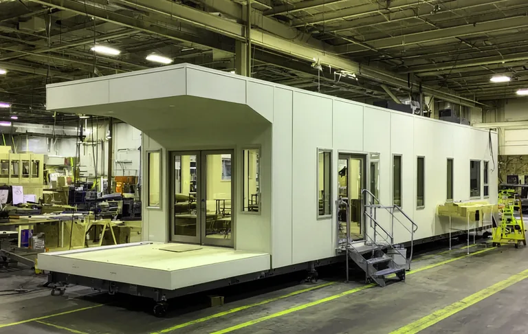 Дизайн модульного магазина внутри