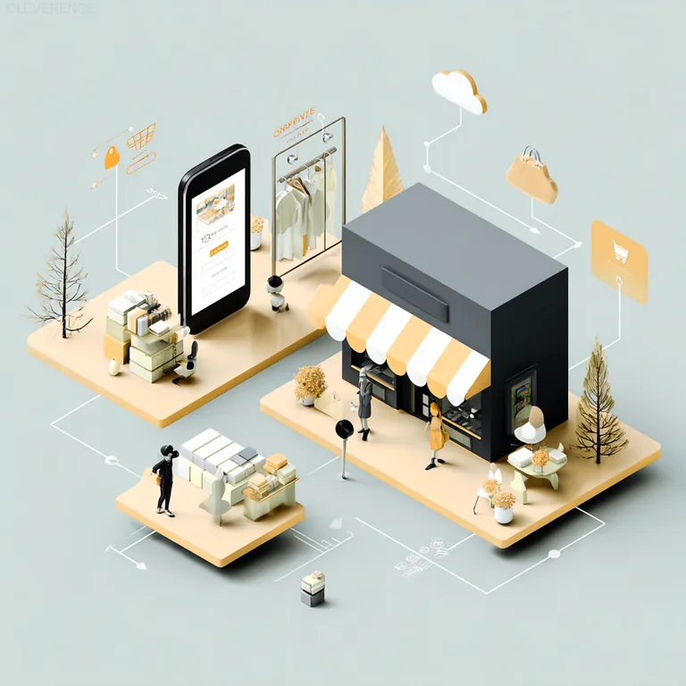 Модульный розничный магазин с панорамными окнами