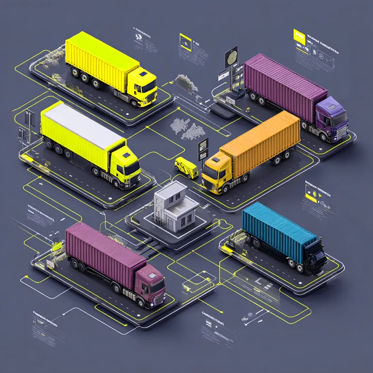 Схема логистической системы комплексного обслуживания