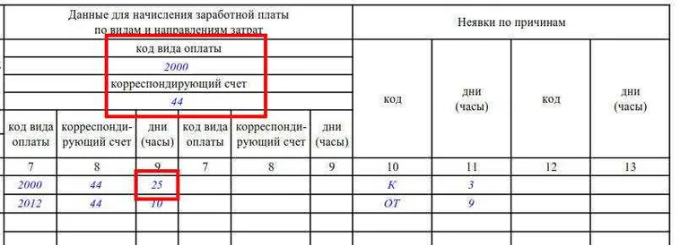 заполнение бланка