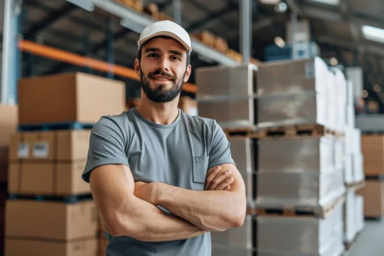 Современный склад маркетплейса