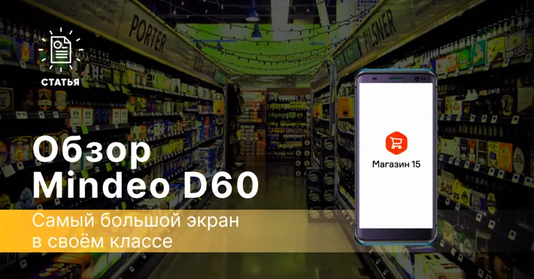 Обзор на ТСД MINDEO D60