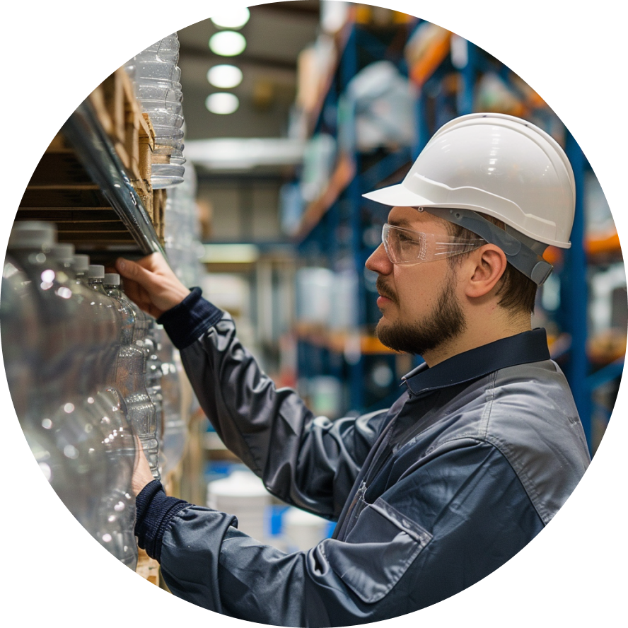 Как сотруднику склада на производстве изделий из пластмасс анализировать процессы со 100% точностью