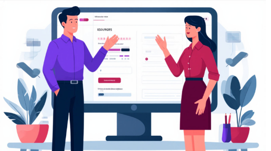 Пример интерфейса мобильного приложения с вакансиями