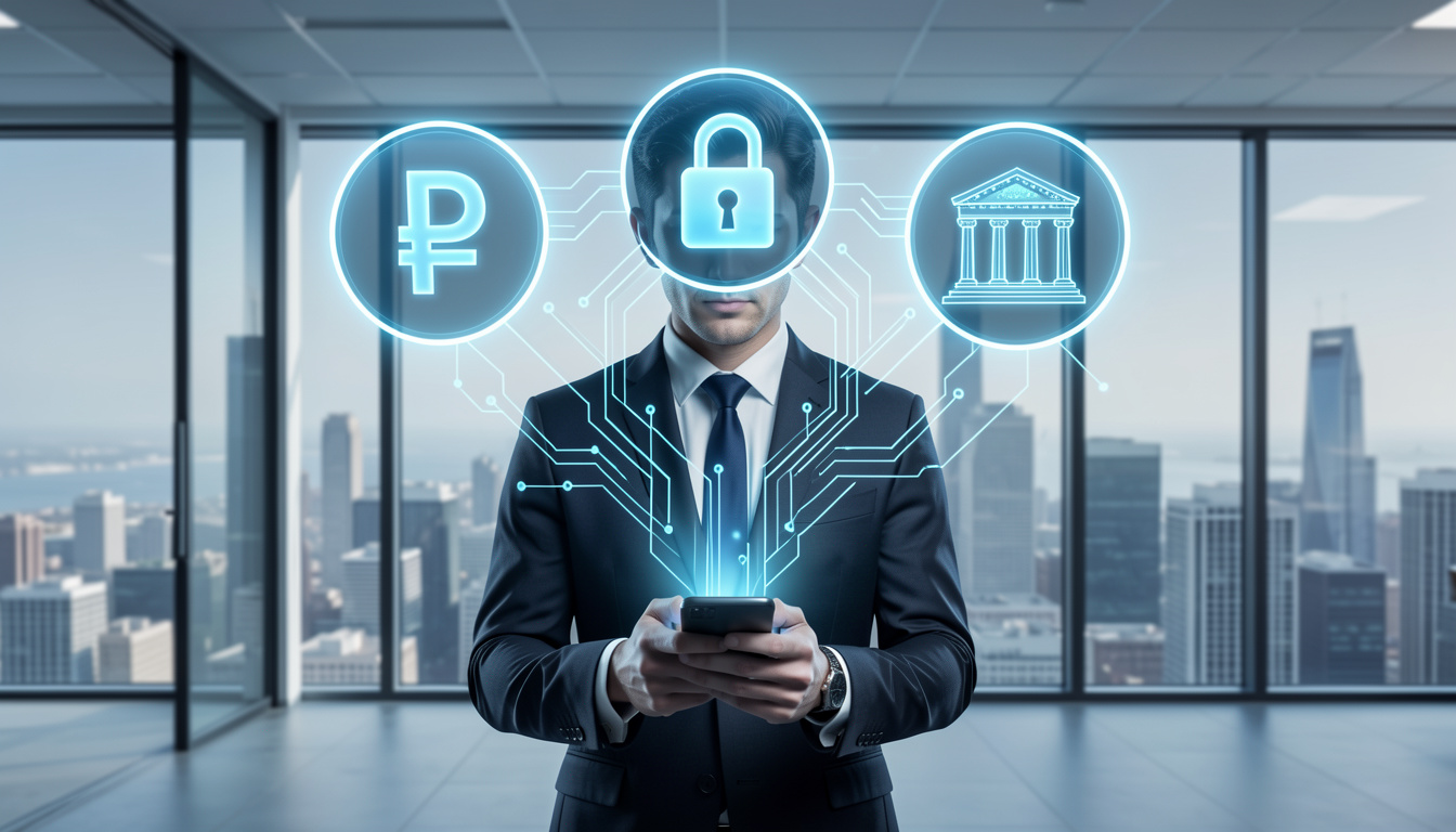 Интерфейс банковского бизнес-приложения