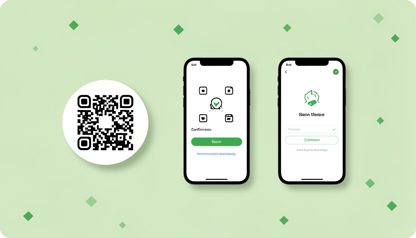 Пример безопасного QR-кода с фирменным стилем