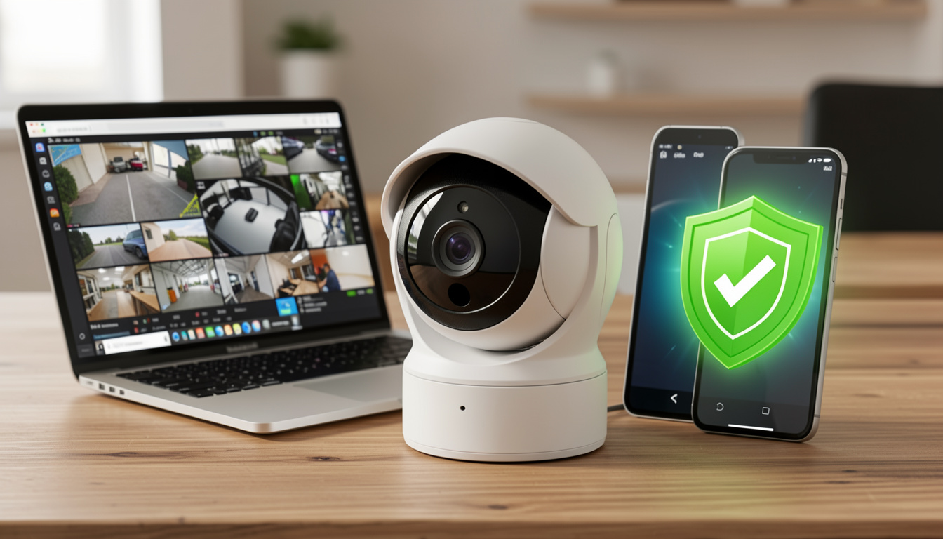 Схема защиты видеонаблюдения на ПК