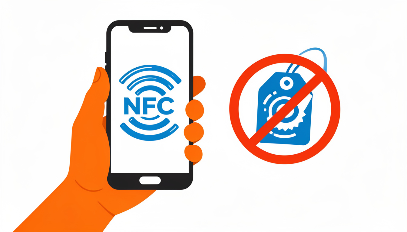 Ошибка NFC — нет поддерживаемых приложений