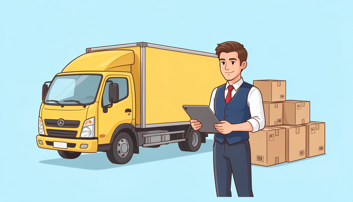 Пример интерфейса приложения для перевозок