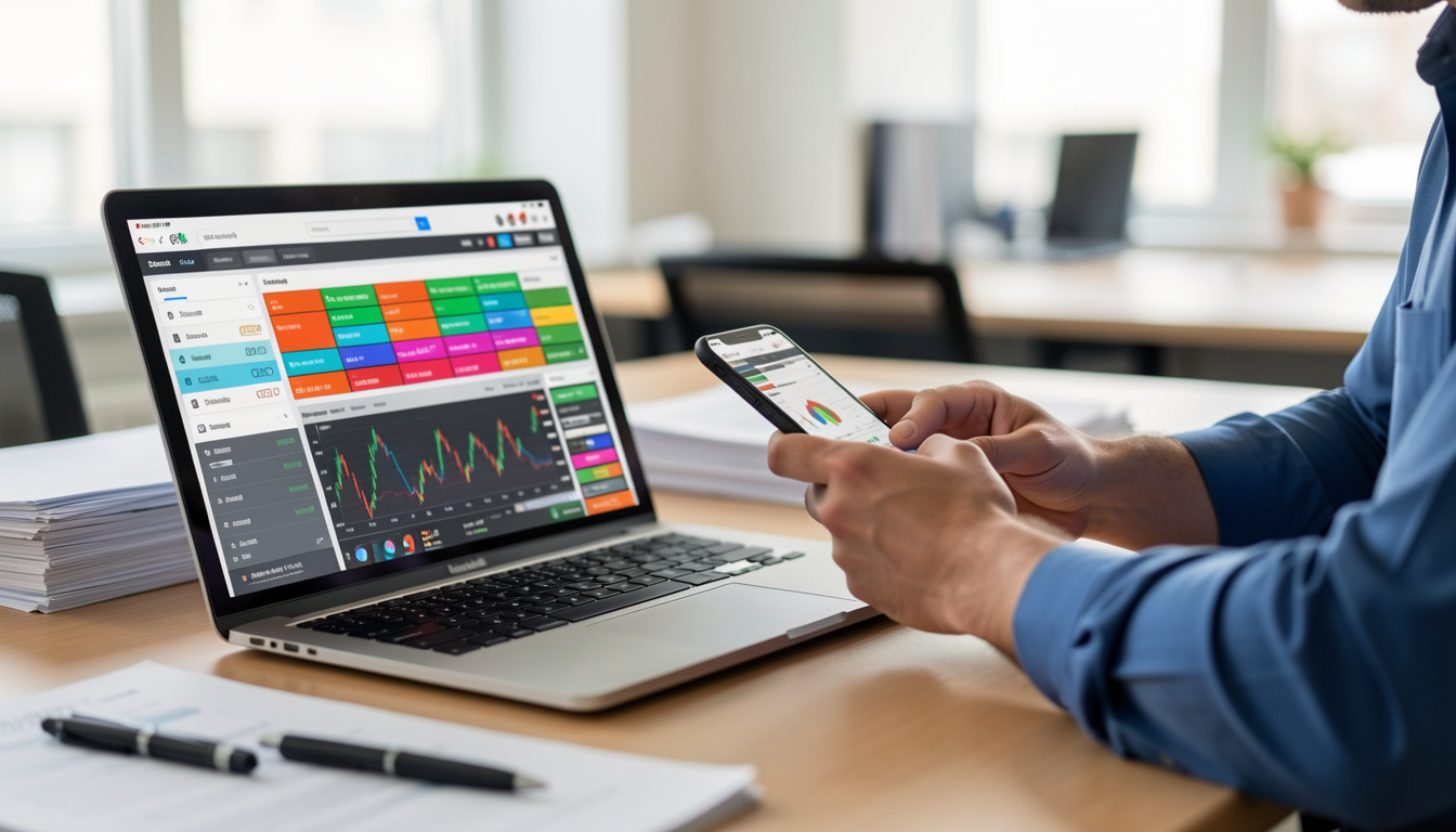 Рабочий процесс в приложении для торгов