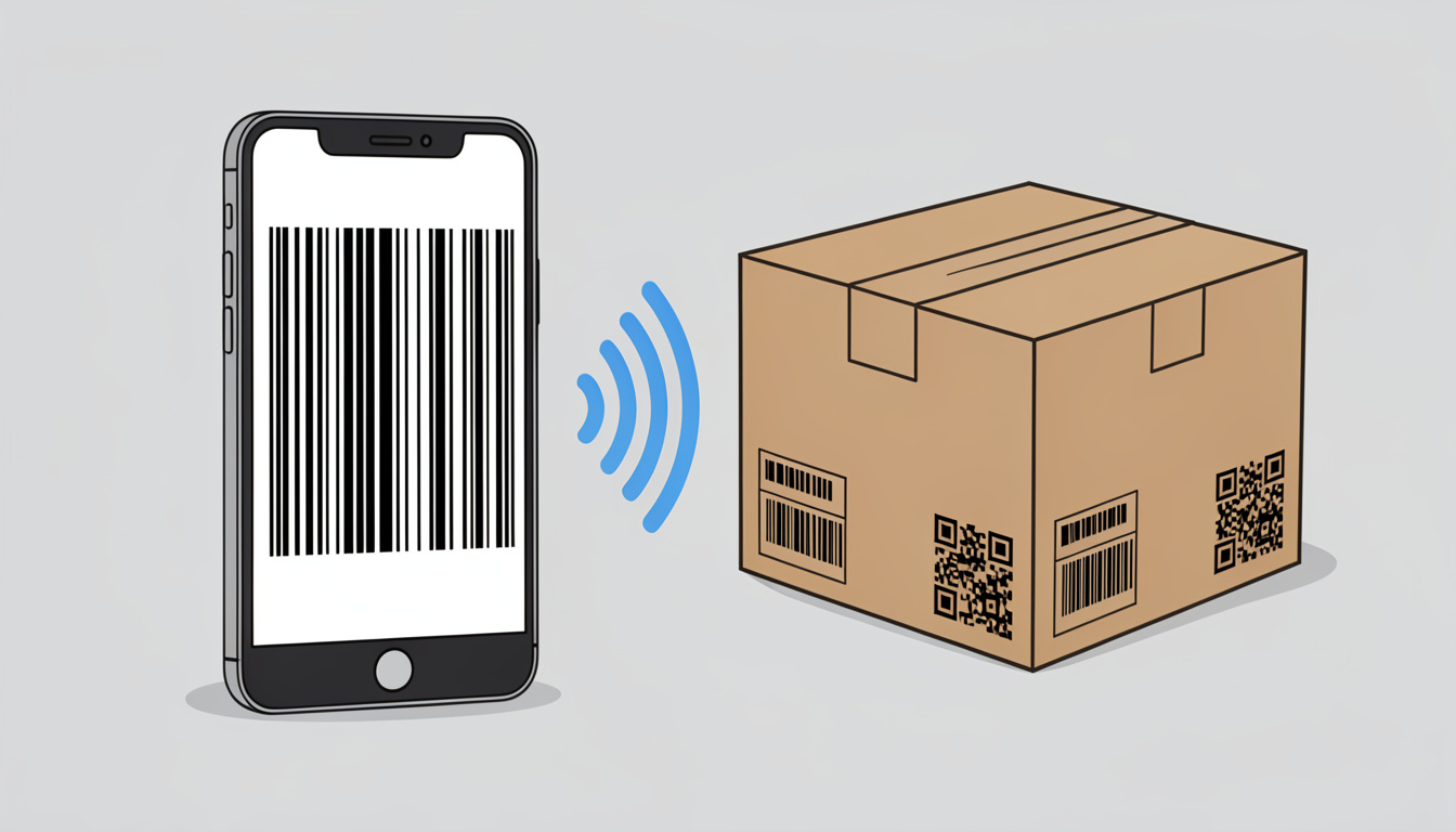 Пример штрих-кода на упаковке товара