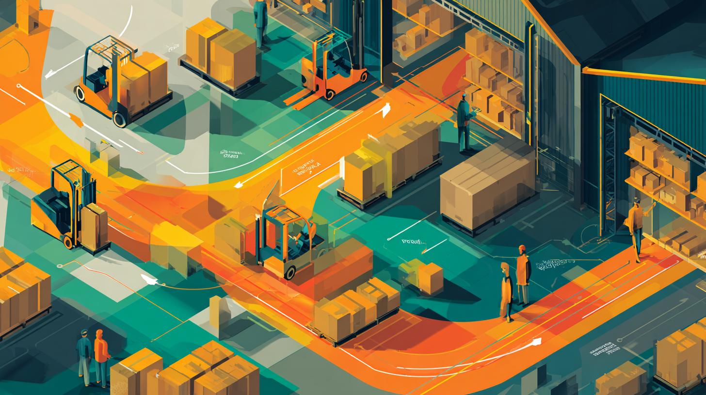 Схема логистических процессов в компании