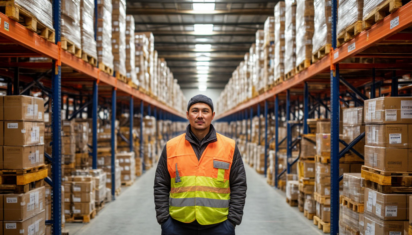 Процесс передачи данных в виртуальный склад