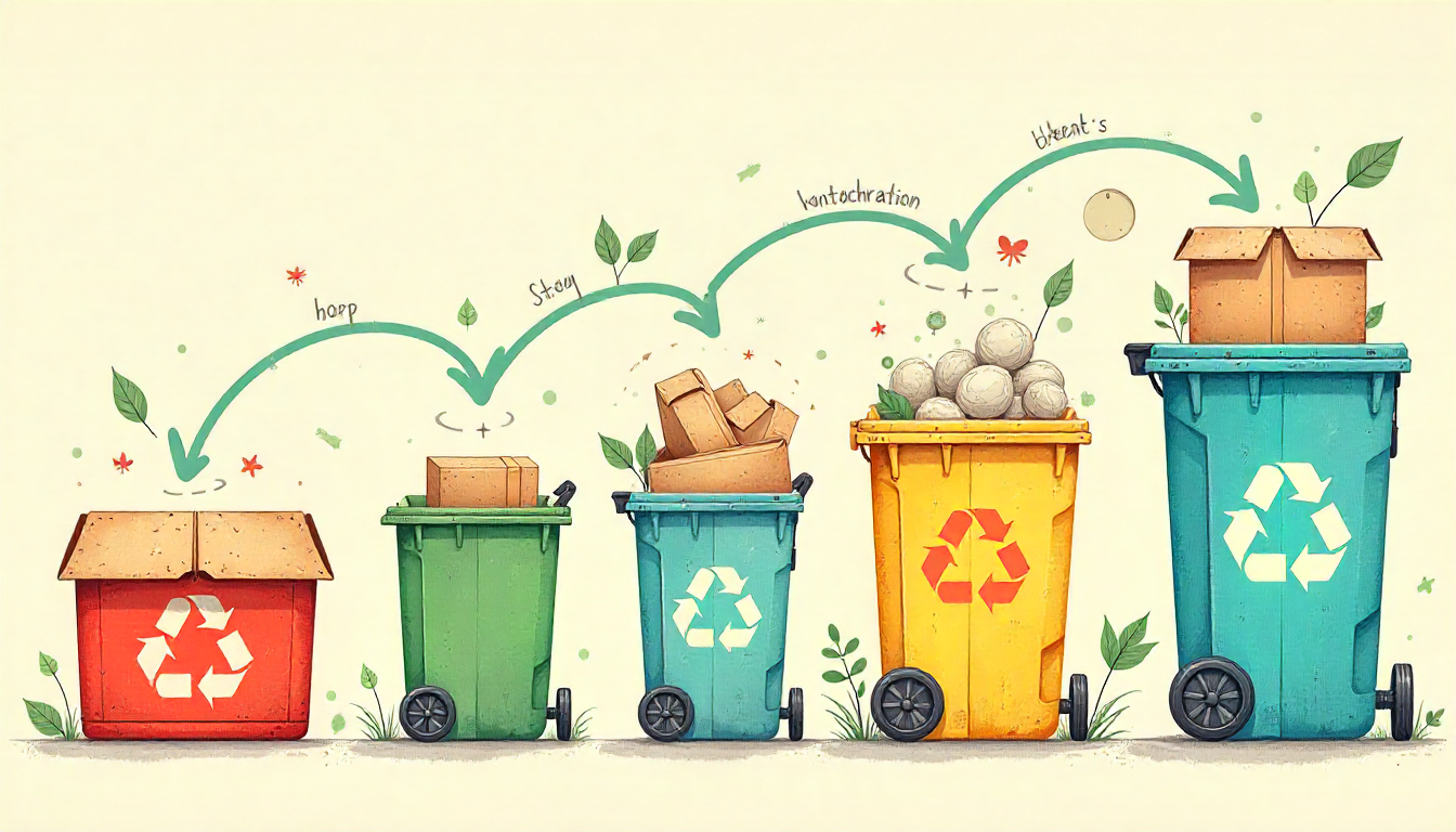 Контейнеры для сбора использованной упаковки