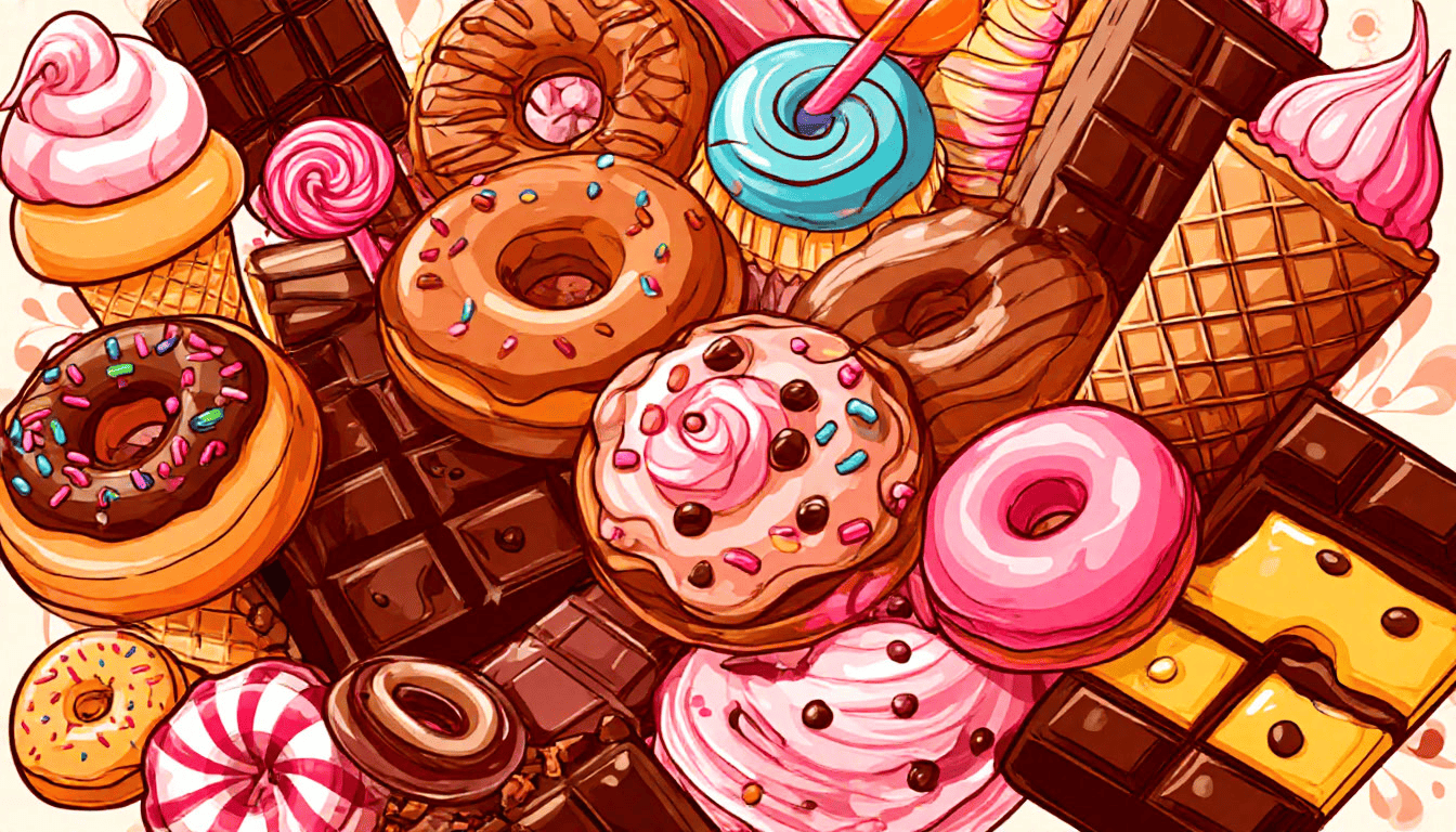 Маркировка шоколада и сладостей