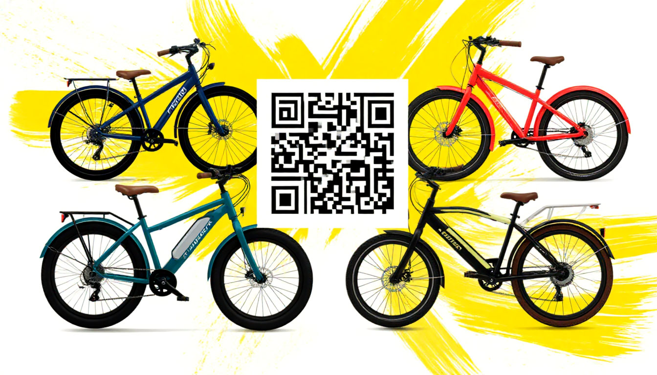 Пример маркировки на велосипеде