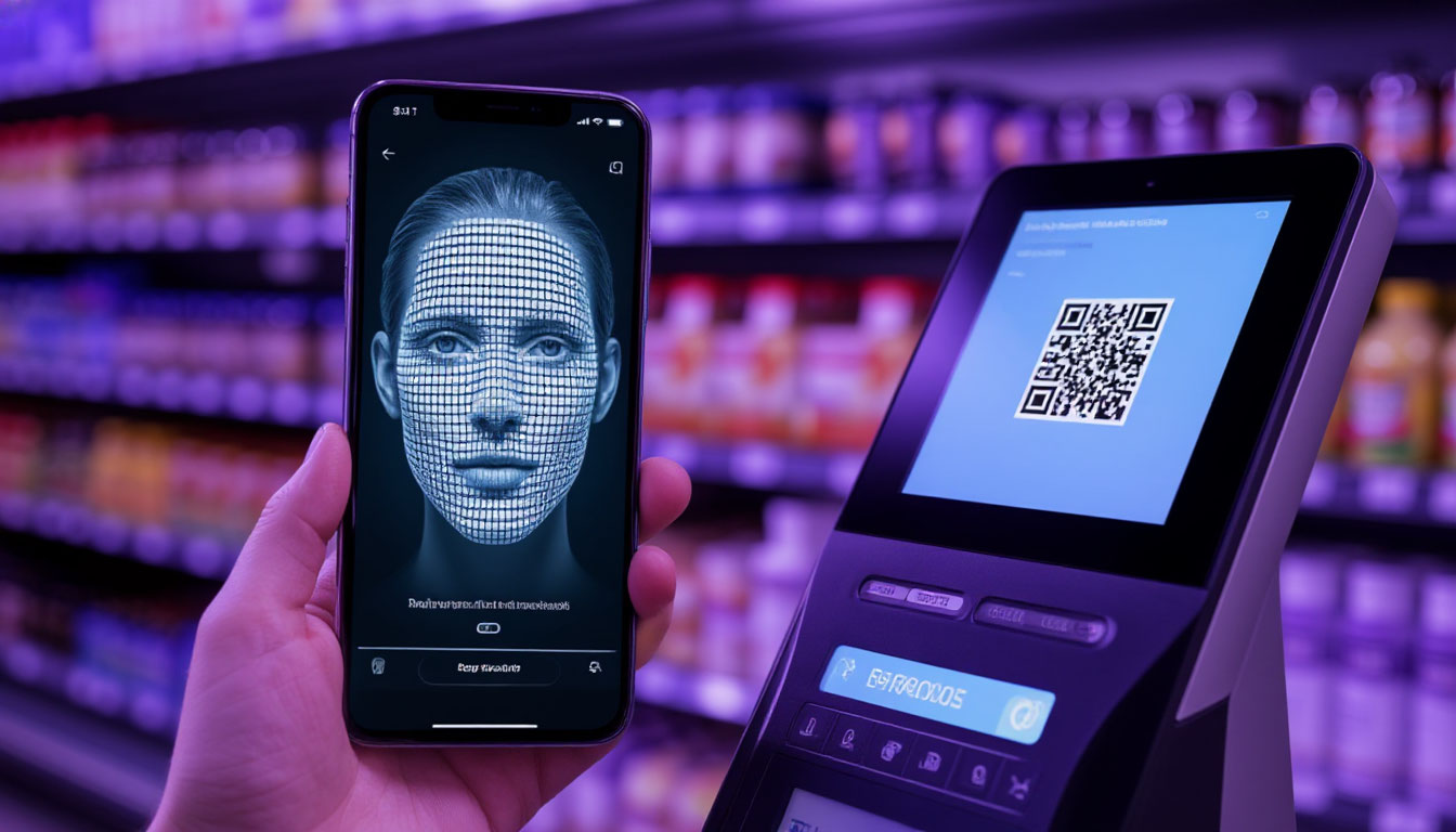 Пример интерфейса MAX на кассе самообслуживания