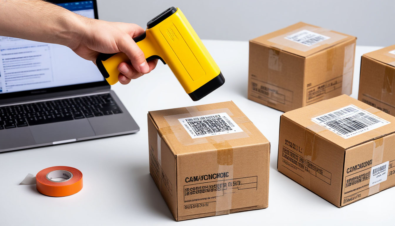 Пример макета этикетки со штрихкодом