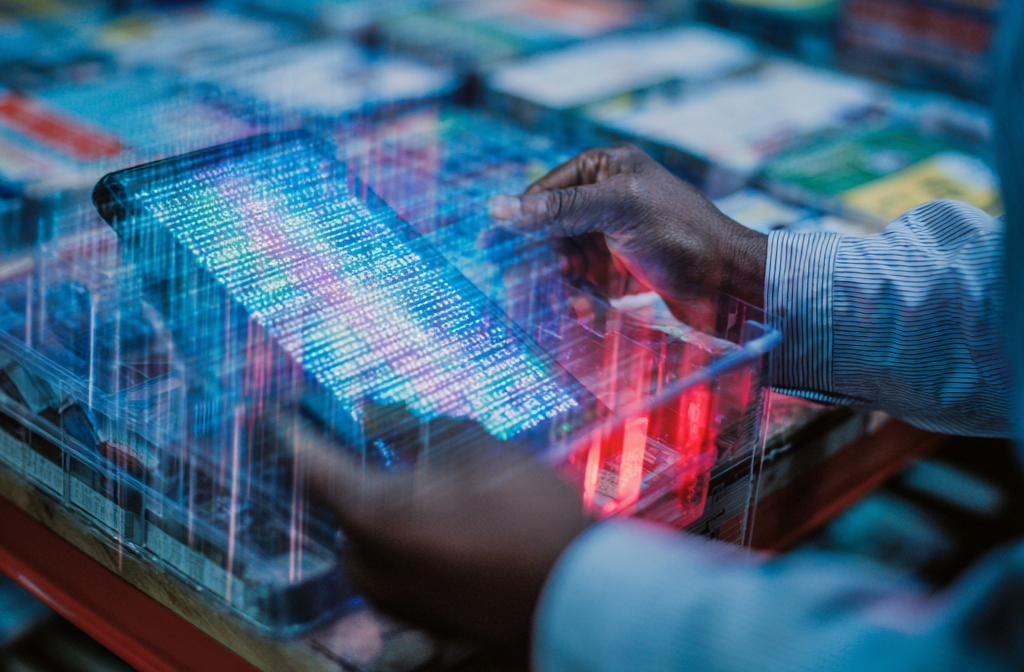 Карта местоположения ТСД в магазине