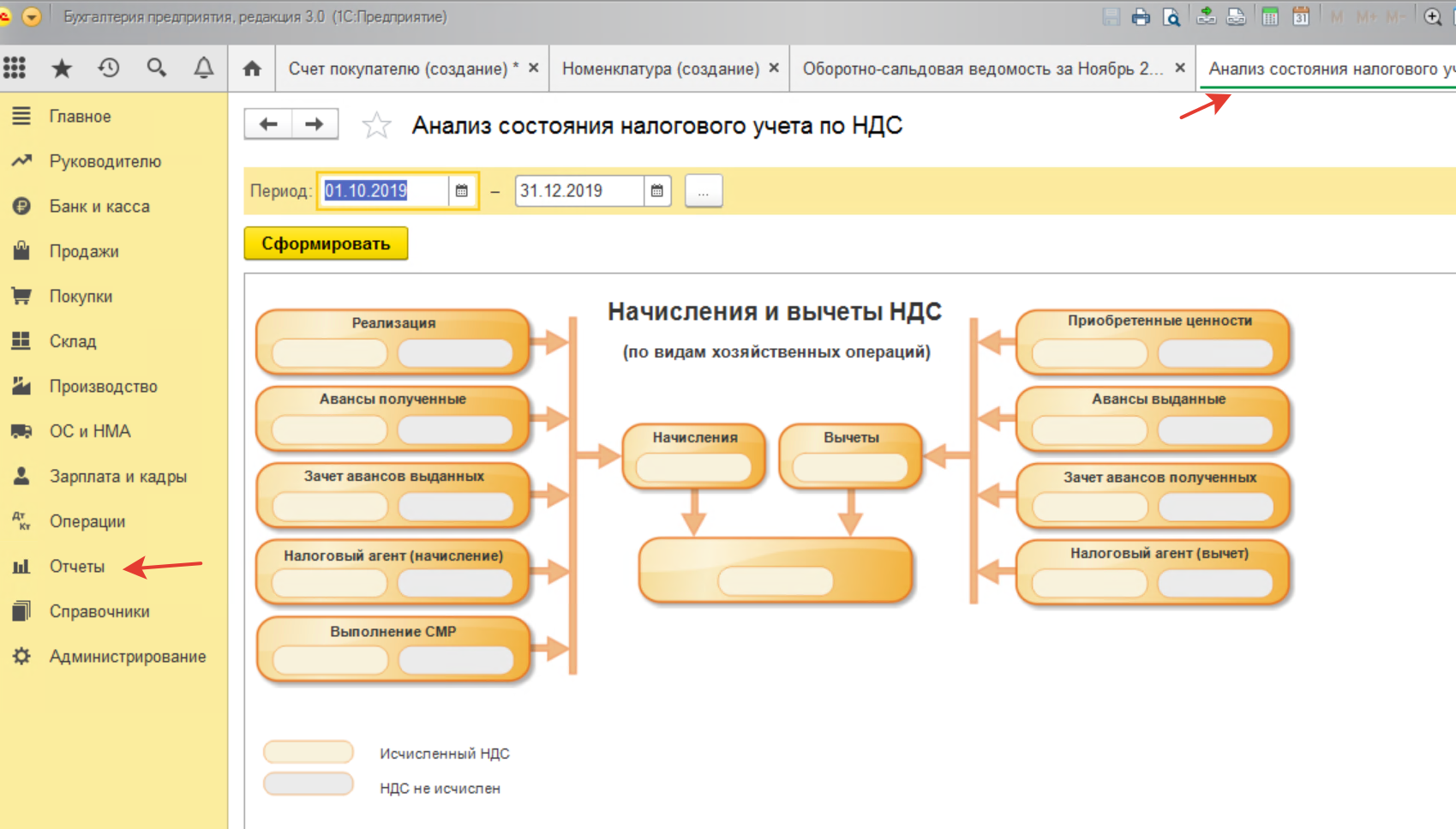 программа 1с бухгалтерия функции