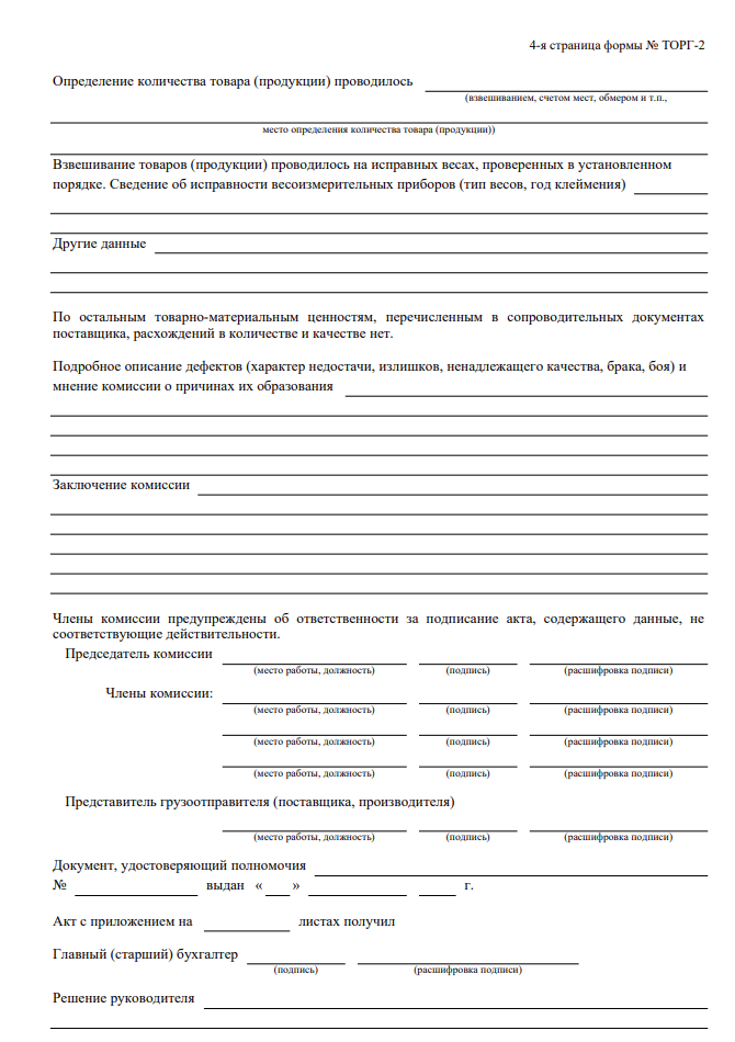 четвертая страница 